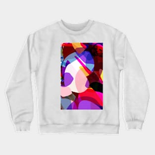 Abstract Hot Tone Color Watercolor Crewneck Sweatshirt